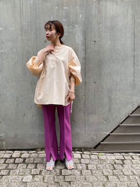 nishiさん（レディース・155cm）の春コーディネート