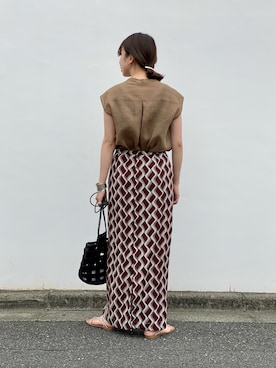 nishiさん（レディース・155cm）の春コーディネート