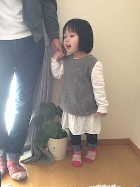 k.ass.oさん（キッズ・100cm）の秋コーディネート