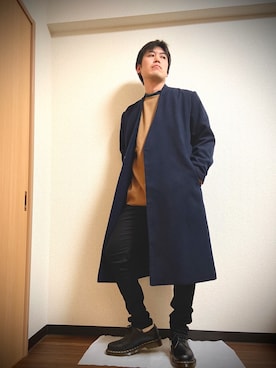 「マーチン」｜「アイテム（その他アウター）」を使った、銀河ミ☆さん（メンズ・171cm）の秋コーディネート