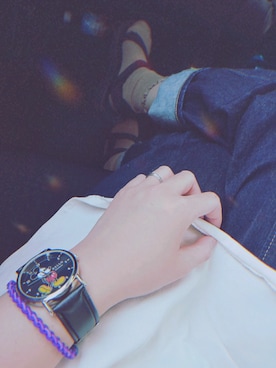 「mini（ミニ）のアイテム」を使った、𝚖𝚒𝚣𝚞𝚙𝚘𝚗𖥧𖠰さん（レディース・157cm）の春コーディネート