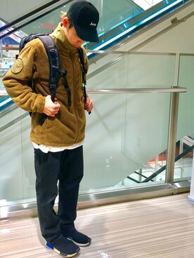 「TYPE BLUE（タイプブルー）のアイテム（デニムパンツ）」を使った、Kentoさん（メンズ・169cm）の秋コーディネート