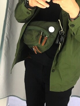 「アイテム（ポーチ）」を使った、genki さん（メンズ・167cm）の春コーディネート