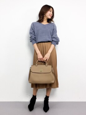 吉岡由梨子さん（レディース・158cm）の冬コーディネート