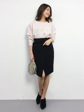 吉岡由梨子さん（レディース・158cm）の冬コーディネート