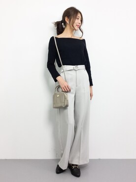 吉岡由梨子さん（レディース・158cm）の冬コーディネート