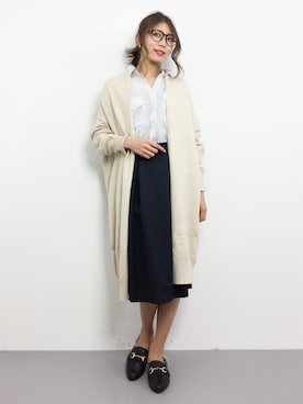 吉岡由梨子さん（レディース・158cm）の冬コーディネート