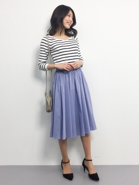 吉岡由梨子さん（レディース・158cm）の冬コーディネート