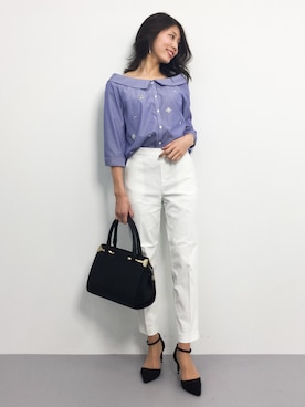 吉岡由梨子さん（レディース・158cm）の冬コーディネート