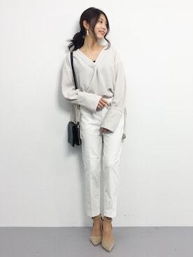 吉岡由梨子さん（レディース・158cm）の冬コーディネート