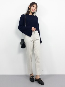 吉岡由梨子さん（レディース・158cm）の冬コーディネート