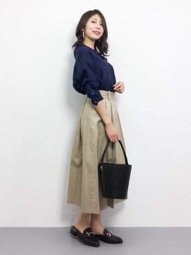 吉岡由梨子さん（レディース・158cm）の冬コーディネート