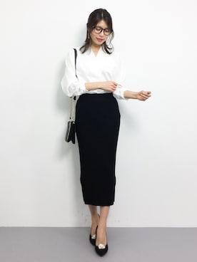 吉岡由梨子さん（レディース・158cm）の冬コーディネート