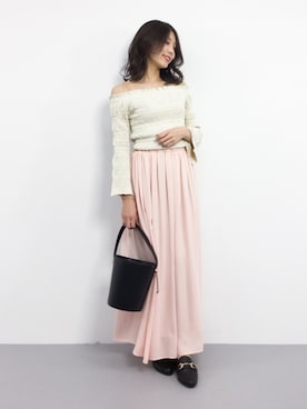 吉岡由梨子さん（レディース・158cm）の冬コーディネート