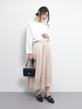 吉岡由梨子さん(レディース・158cm)の冬コーディネート