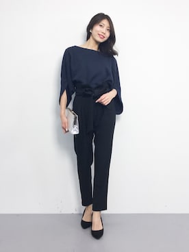 吉岡由梨子さん（レディース・158cm）の冬コーディネート