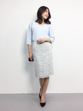 吉岡由梨子さん（レディース・158cm）の冬コーディネート