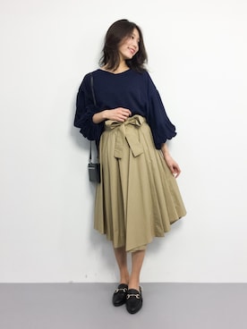 吉岡由梨子さん（レディース・158cm）の冬コーディネート