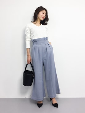 吉岡由梨子さん(レディース・158cm)の冬コーディネート