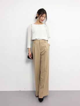 吉岡由梨子さん（レディース・158cm）の春コーディネート