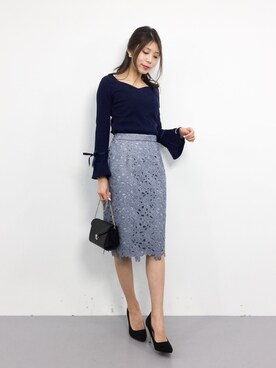 吉岡由梨子さん（レディース・158cm）の春コーディネート