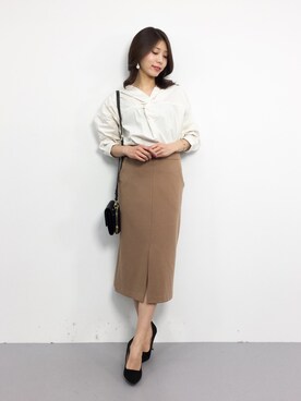 吉岡由梨子さん（レディース・158cm）の春コーディネート