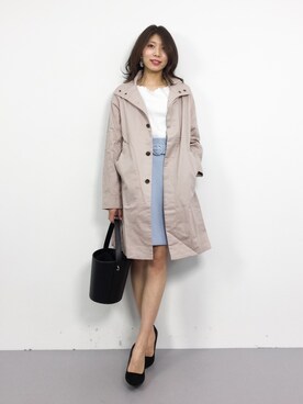 吉岡由梨子さん（レディース・158cm）の春コーディネート