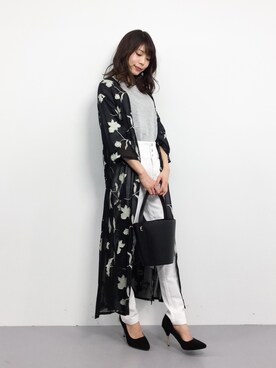 吉岡由梨子さん(レディース・158cm)の春コーディネート