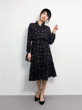 吉岡由梨子さん（レディース・158cm）の春コーディネート