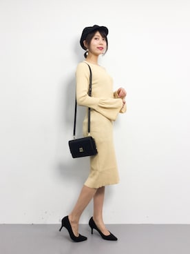 吉岡由梨子さん(レディース・158cm)の春コーディネート