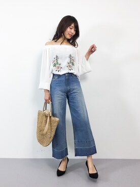 吉岡由梨子さん（レディース・158cm）の春コーディネート