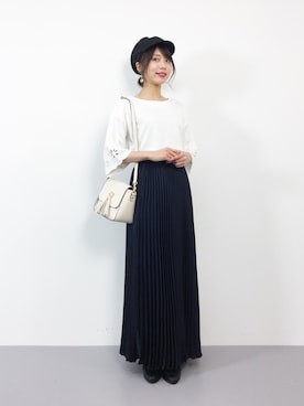 吉岡由梨子さん（レディース・158cm）の春コーディネート