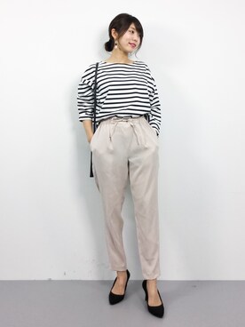 吉岡由梨子さん（レディース・158cm）の春コーディネート