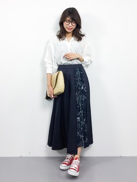 吉岡由梨子さん（レディース・158cm）の春コーディネート