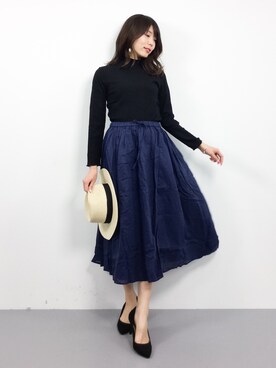 吉岡由梨子さん（レディース・158cm）の春コーディネート