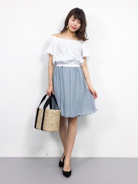 吉岡由梨子さん（レディース・158cm）の春コーディネート