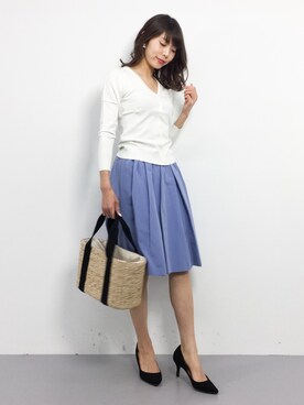 吉岡由梨子さん（レディース・158cm）の春コーディネート