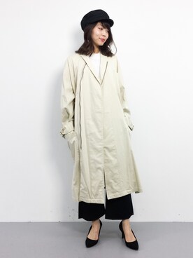 吉岡由梨子さん(レディース・158cm)の春コーディネート