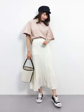 吉岡由梨子さん（レディース・158cm）の春コーディネート