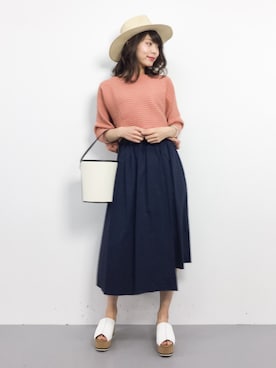 吉岡由梨子さん(レディース・158cm)の春コーディネート