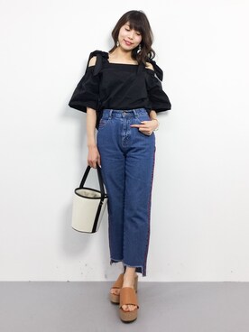 吉岡由梨子さん（レディース・158cm）の春コーディネート