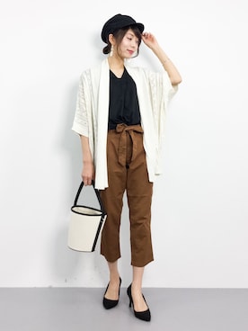 吉岡由梨子さん（レディース・158cm）の春コーディネート