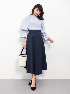 吉岡由梨子さん(レディース・158cm)の春コーディネート