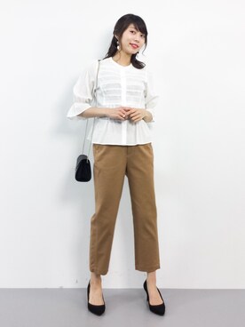 吉岡由梨子さん（レディース・158cm）の春コーディネート