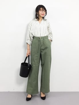 吉岡由梨子さん（レディース・158cm）の春コーディネート