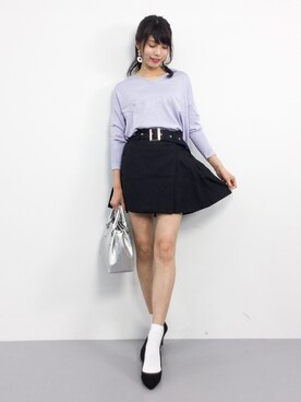 吉岡由梨子さん(レディース・158cm)の春コーディネート