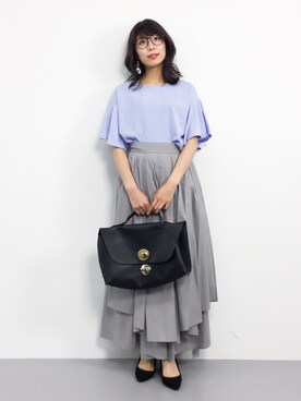 吉岡由梨子さん(レディース・158cm)の春コーディネート