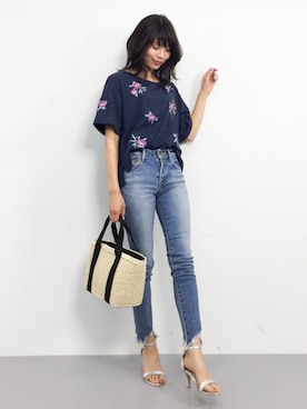 吉岡由梨子さん（レディース・158cm）の春コーディネート