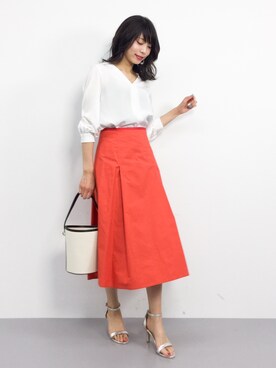 吉岡由梨子さん（レディース・158cm）の春コーディネート