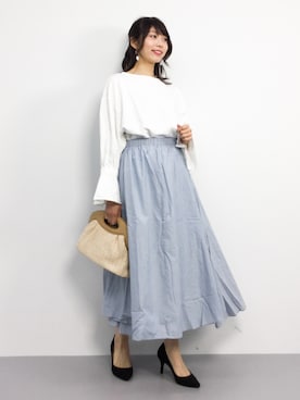 吉岡由梨子さん(レディース・158cm)の春コーディネート